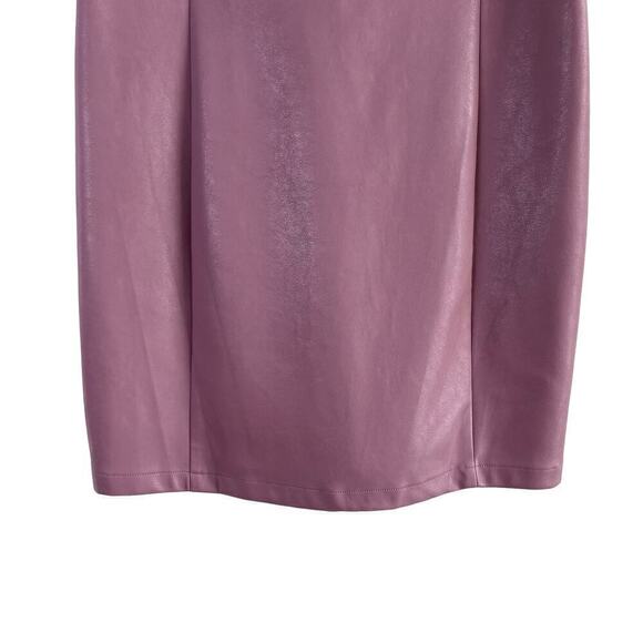 Lucy‎ Paris Sweetheart Faux Leather Mini Dress in Purple, Size XL - Picture 6 of 12